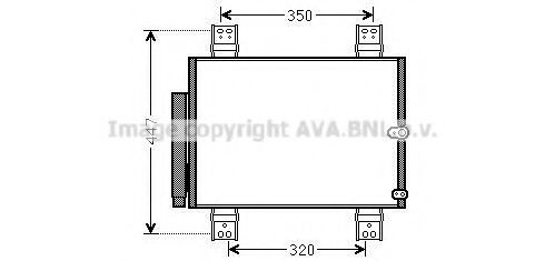 Радиатор кондиционера AVA DU5064D