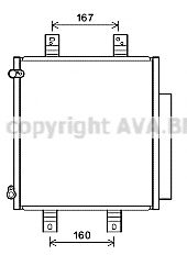Радиатор кондиционера AVA DU5076D