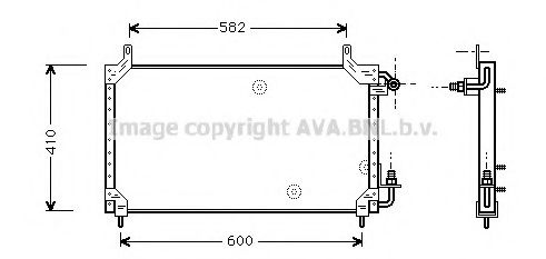 Радиатор кондиционера AVA DW5006