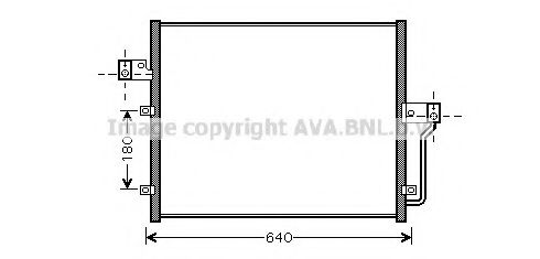 Радиатор кондиционера AVA DW5082