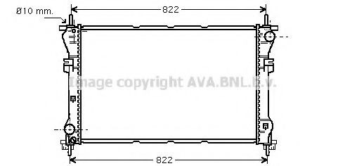 Радиатор охлаждения двигателя AVA FD2318