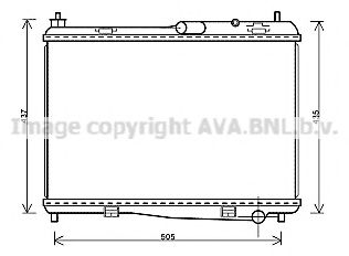 Радиатор охлаждения двигателя AVA FD2440