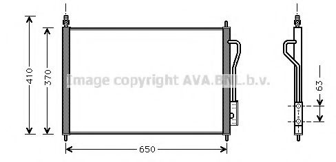 Радиатор кондиционера AVA FD5268