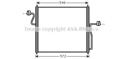 Радиатор кондиционера FORD 4098435