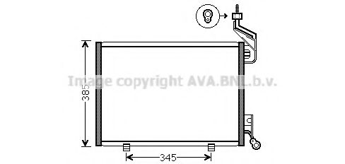 Радиатор кондиционера AVA FD5444