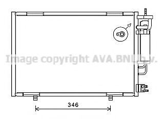 Радиатор кондиционера AVA FD5490D