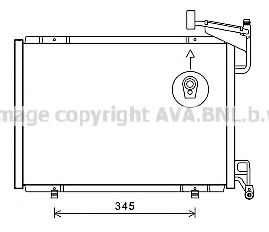 Радиатор кондиционера AVA FD5592