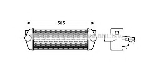Интеркулер AVA FDA4443