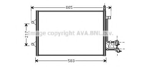 Радиатор кондиционера AVA FDA5395