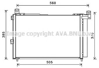 Радиатор кондиционера AVA FDA5486D