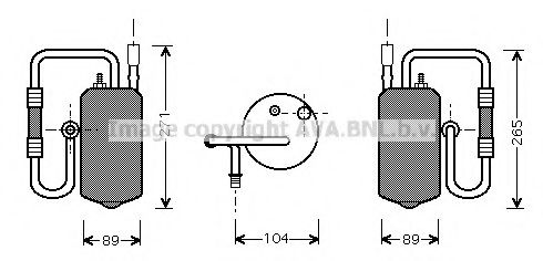 Осушитель кондиционера MAZDA EC01615A0A