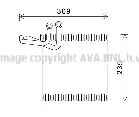 Испаритель кондиционера AVA FDV493