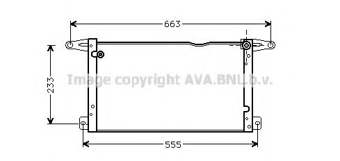 Радиатор кондиционера ava FT5154
