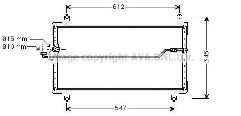 Радиатор кондиционера ava FT5202