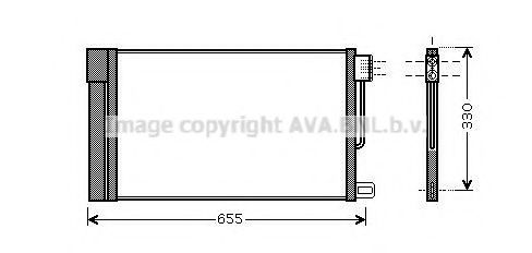 Радиатор кондиционера AVA FTA5314D