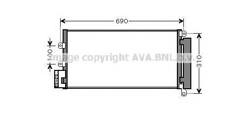 Радиатор кондиционера AVA FTA5356D