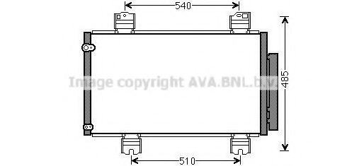 Радиатор кондиционера AVA HDA5236D