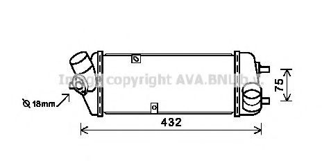 Интеркулер AVA HY4235