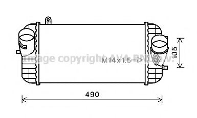 Интеркулер AVA HY4326