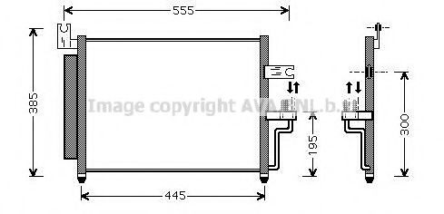 Радиатор кондиционера AVA HY5081D