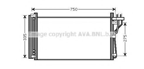 Радиатор кондиционера AVA HY5184D