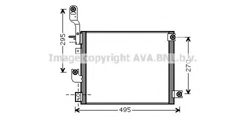 Радиатор кондиционера AVA HY5194