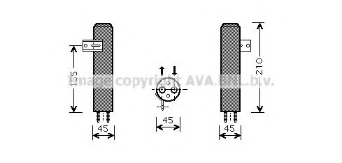 Осушитель кондиционера AVA HYD157