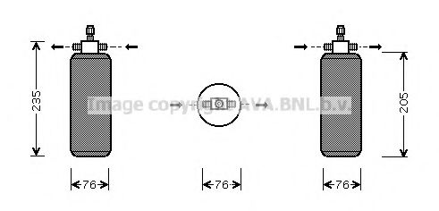 Осушитель кондиционера AVA IVD051