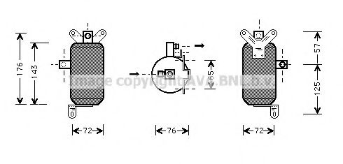 Осушитель кондиционера AVA JRD021