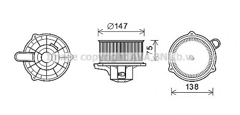 Вентилятор салона Hyundai/Kia 971132G000