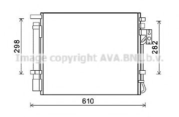 Радиатор кондиционера AVA KAA5149D