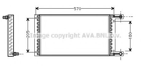 Радиатор кондиционера ava LC5060