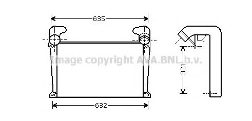 Интеркулер AVA MN4034