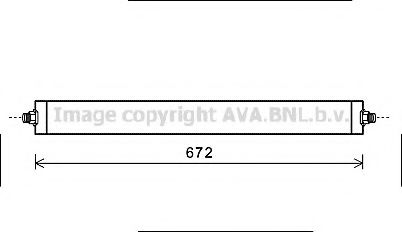 Масляный радиатор коробки передач AVA MS3531