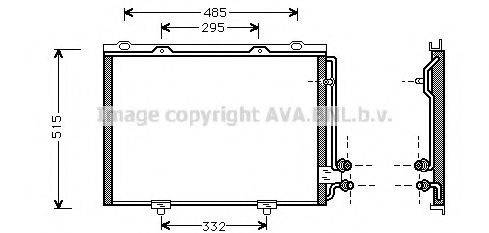 Радиатор кондиционера AVA MS5232