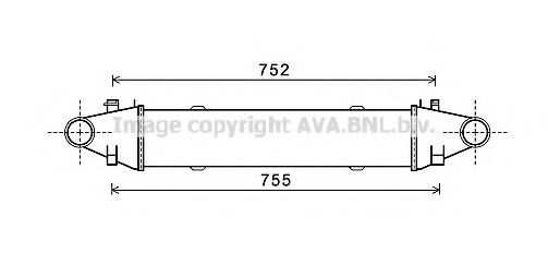 Интеркулер AVA MSA4525
