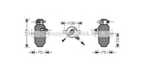 Осушитель кондиционера AVA MSD374