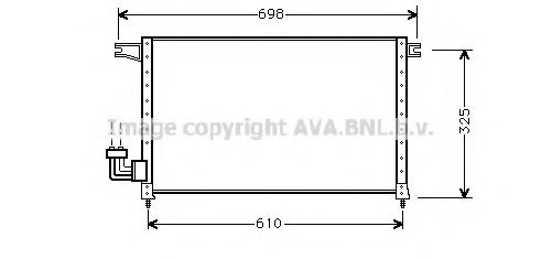 Радиатор кондиционера ava MT5092