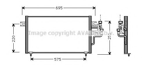 Радиатор кондиционера AVA MT5119