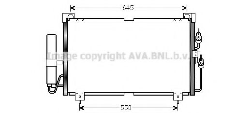Радиатор кондиционера AVA MT5213D