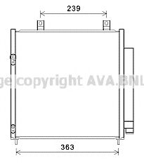 Радиатор кондиционера AVA MT5251D