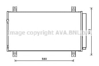 Радиатор кондиционера AVA MT5258D