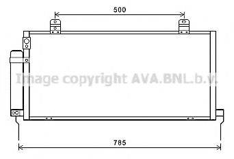 Радиатор кондиционера AVA MTA5221D