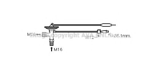 Расширительный клапан кондиционера MAZDA GE7T61J14A