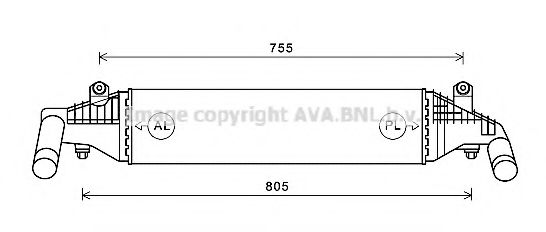 Интеркулер AVA MZ4267
