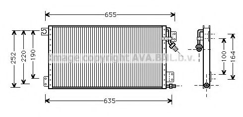 Радиатор кондиционера MAZDA FD0461480