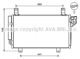 Радиатор кондиционера AVA MZ5264D