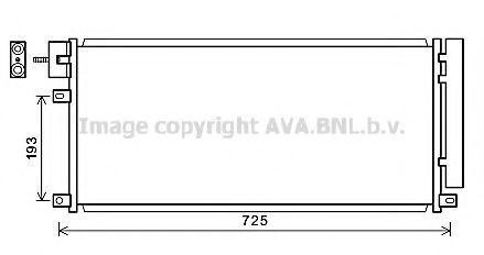 Радиатор кондиционера AVA OL5634D