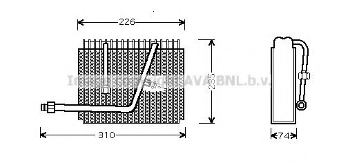 Испаритель кондиционера AVA OLV320