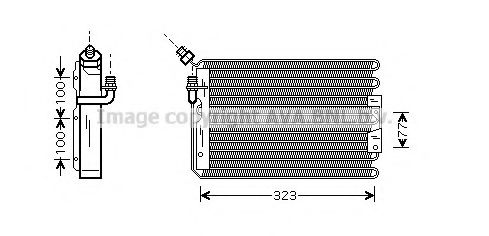 Радиатор кондиционера AVA PR5042